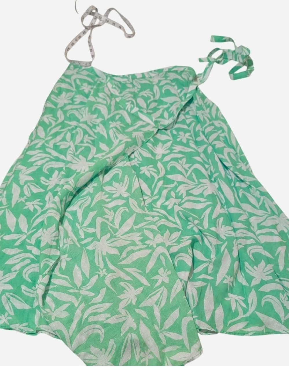 Pre-owned Caslon Green and White Floral Midi Skirt - Picture 8 of 8